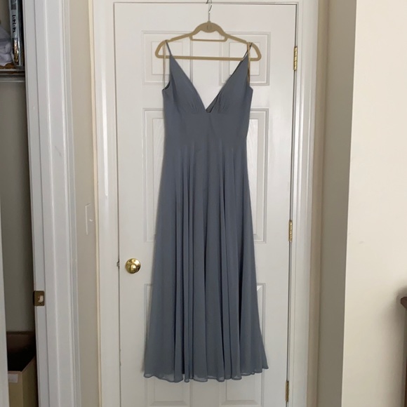 Jenny Yoo bridesmaid dress - Mayan Blue
